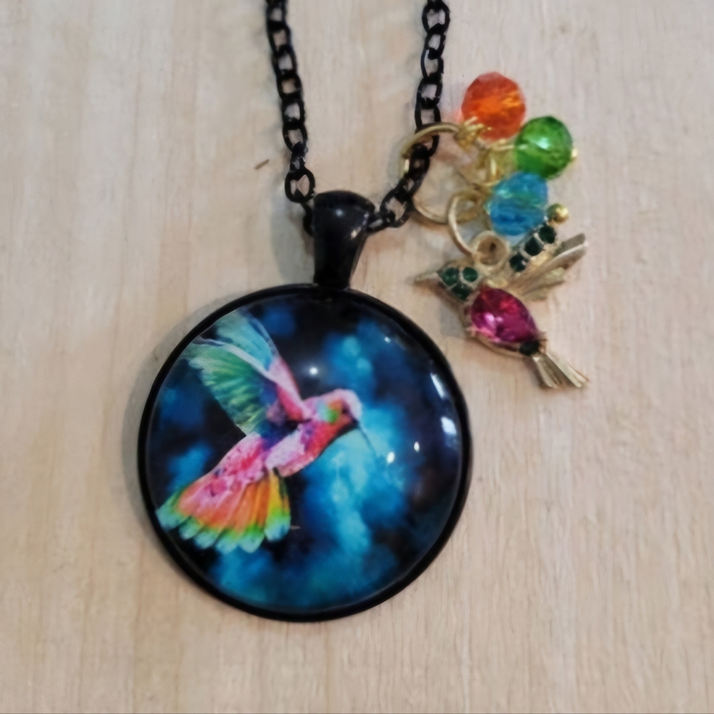 Hummingbird Charm Necklace